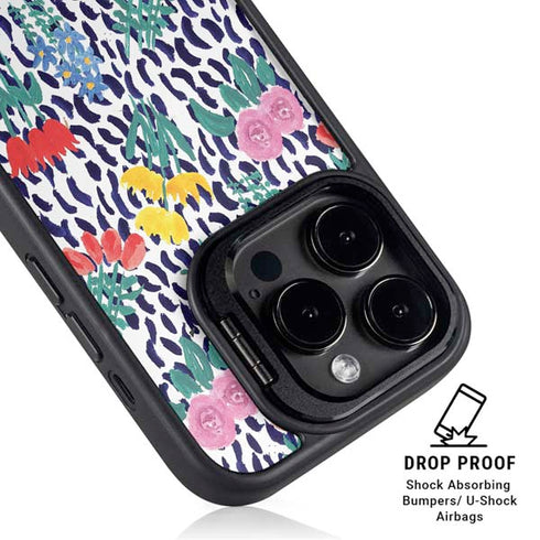 Bouffants and Broken Hearts Bouquets Print iPhone 16 Pro Kickstand Case
